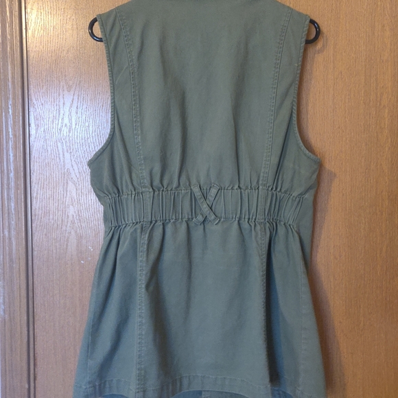 Cabi Army Green Jacket Explorer Vest M - Picture 4 of 7